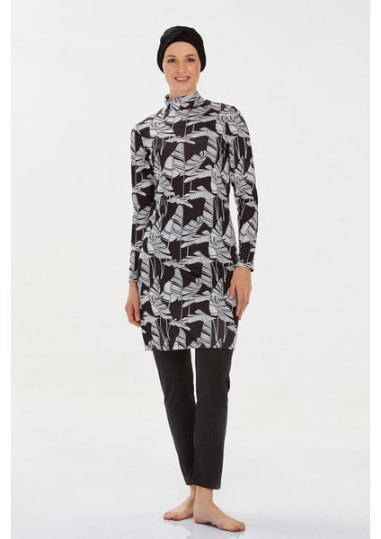 Likralı Tesettür Mayo Merıah 9206 Siyah modelleri