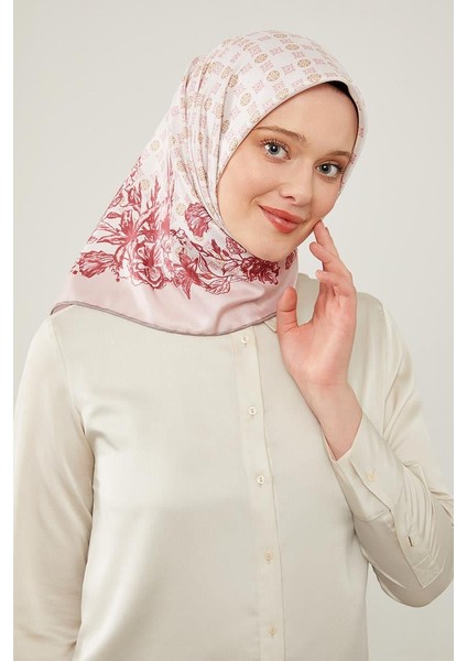 Lila Nostaljik Desen Trend Twill Eşarp fiyatları