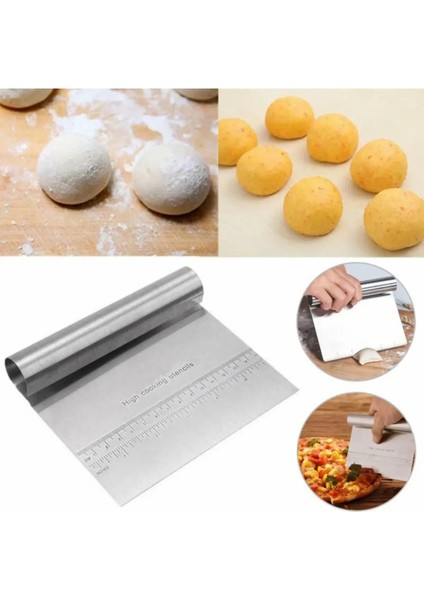 Pratik Hamur Kesici Kazıyıcı Lüx Çelik Spatula fiyatları