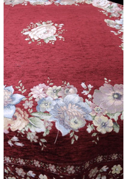 Kınay Masa Örtüsü 100*100 Bordo Şönil fiyatları