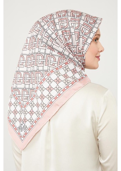 Somon Lvd Baskılı Trend Twill Eşarp
