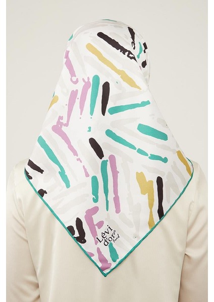 Zümrüt Fırça Desen Twill Eşarp fırsatları