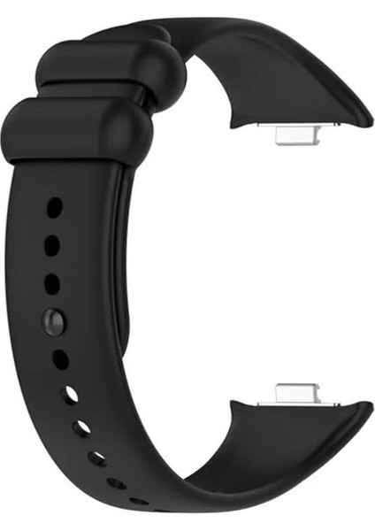 Xiaomi Smart Band 8 Pro Kordon Delikli Kayış Silikon Siyah
