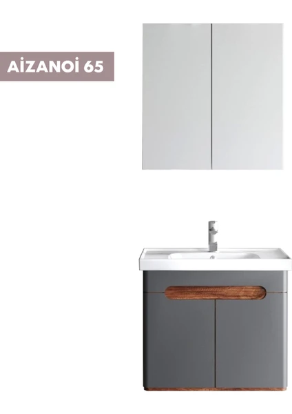 Aizanoi 65 cm Banyo Dolabı