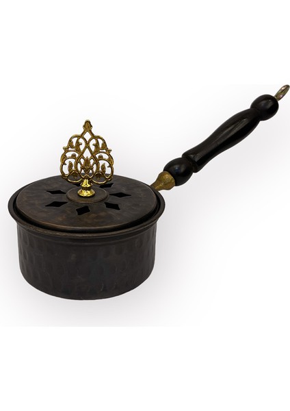 Oksitli Küçük Boy Bakır Tütsülük