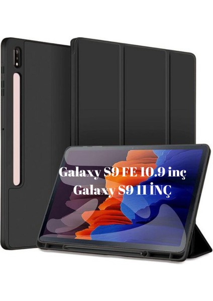 Samsung Galaxy Tab S9 FE 10.9inç / S9 11inç Kılıf Kalem Bölmeli Smart Case X510 X710