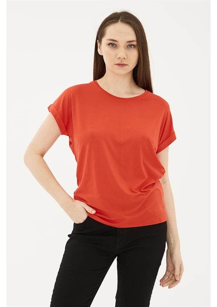 Fashıon Frıends Kadın Bisiklet Yaka Bluz 24Y0194K1 fırsatları