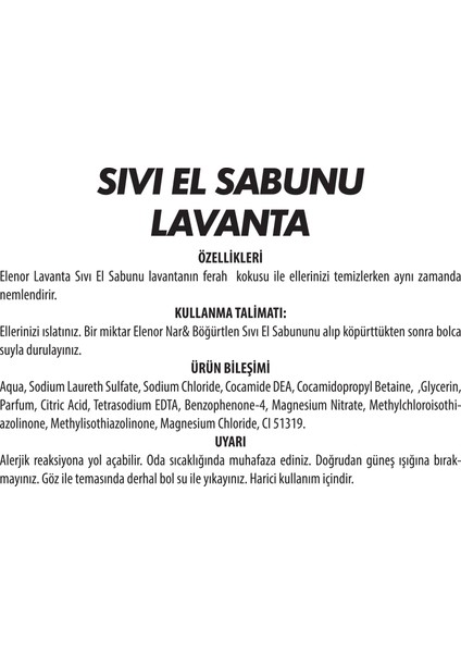 Sıvı El Sabunu Lavanta 400 ml 2'li