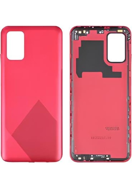 Samsung Galaxy A02S - SM-A025 Full Kasa Arka Kapak Takım Kırmızı