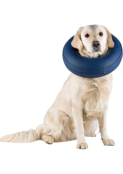 Köpek Koruyucu Şişme Yakalık S, Mavi