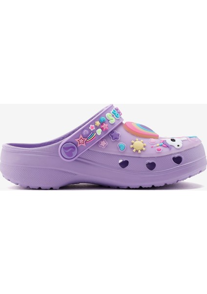 Heart Charmer - Miss Girly Küçük Kız Çocuk Mor Sandalet 308406N Lvmt