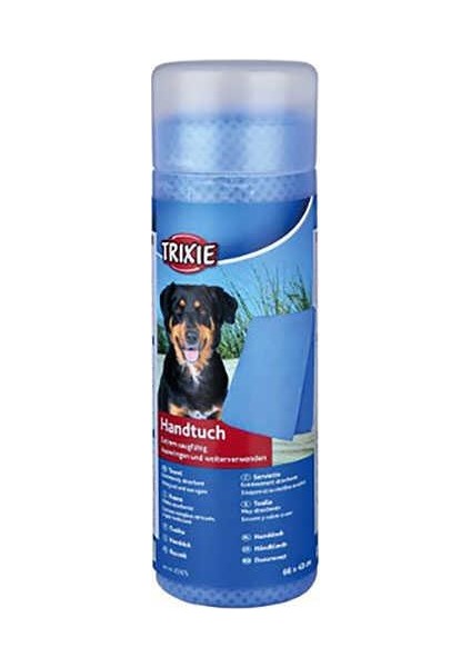 Köpek Ve Kedi Havlusu 66X43cm Mavi