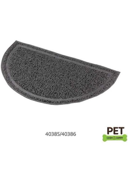 Kedi Tuvaleti Önü Paspas 59X35cm, Antrasit