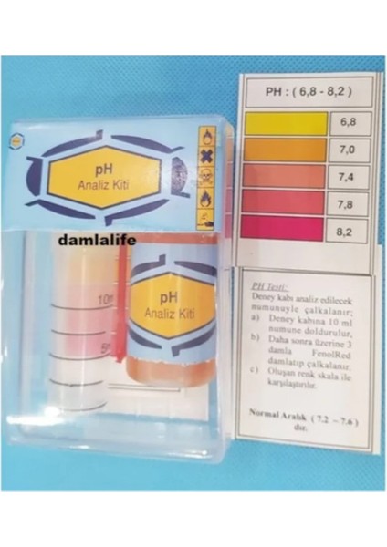 Su Testi Analiz Ph Kiti Sıvısı