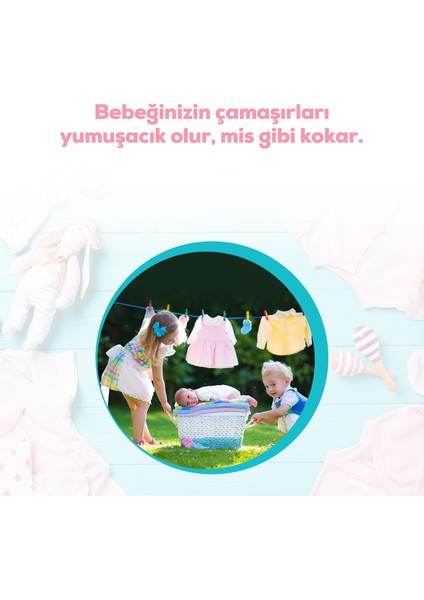 Life by Fakir Vegan Bitkisel Konsantre Bebek Çamaşır Yumuşatıcısı 1500 ml