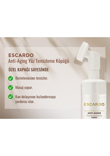 Anti Aging Yüz Temizleme Köpüğü