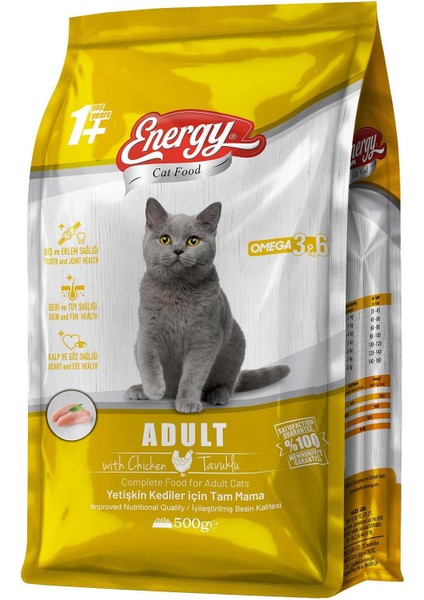 Tavuklu Yetişkin Kedi Maması 500 G