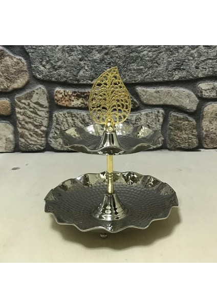 Mini Bakır Katlı Ikramlık