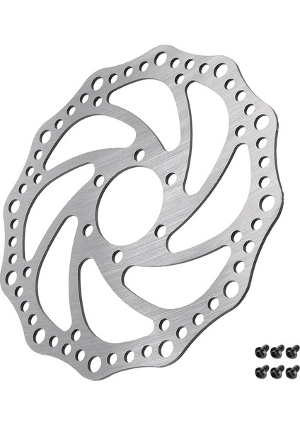 - 10069 160MM Fren Diski Pad Dualtron Thunder Ultra Elektrikli Scooter 6 Delikli Hidrolik Disk Fren Parçaları (Yurt Dışından)