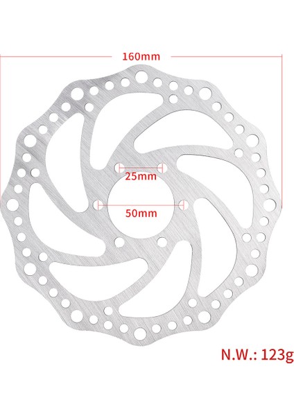 - 10069 160MM Fren Diski Pad Dualtron Thunder Ultra Elektrikli Scooter 6 Delikli Hidrolik Disk Fren Parçaları (Yurt Dışından) fırsatları