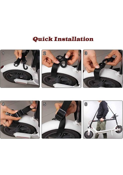 - 10069 Elektrikli Scooter Omuz Askısı Scooter Kolu Kiti, Elektrikli Scooter Denge Bisikletlerinin Evrensel Versiyonu Için (Yurt Dışından)