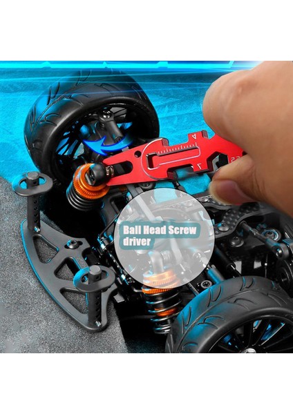 - 10069 Rc Model Araba, Tırmanma Arabası, Düz Çalışan Arazi Aracı, Amortisör Sökme Aleti, Çok Fonksiyonlu Anahtar, Kırmızı (Yurt Dışından) modelleri