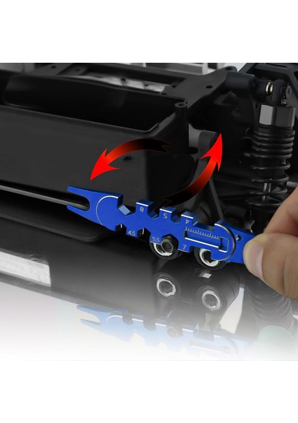 - 10069 Rc Model Araba, Tırmanma Arabası, Düz Çalışan Arazi Aracı, Amortisör Sökme Aleti, Çok Fonksiyonlu Anahtar, Kırmızı (Yurt Dışından) fırsatları