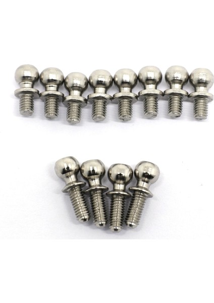 - 10069 12 Adet Metal M3 Altıgen Başlı Vidalar Wltoys 144001 144002 124016 124017 124018 124019 Rc Araba Yedek Parça Aksesuarları (Yurt Dışından)