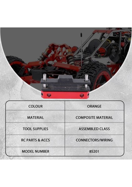- 10069 Cnc Alaşım Fren Balatası Seti 1/5 Hpı Km Baja 5b Ss Rc Araba Gaz Parçaları 85201-TURUNCU (Yurt Dışından) fırsatları