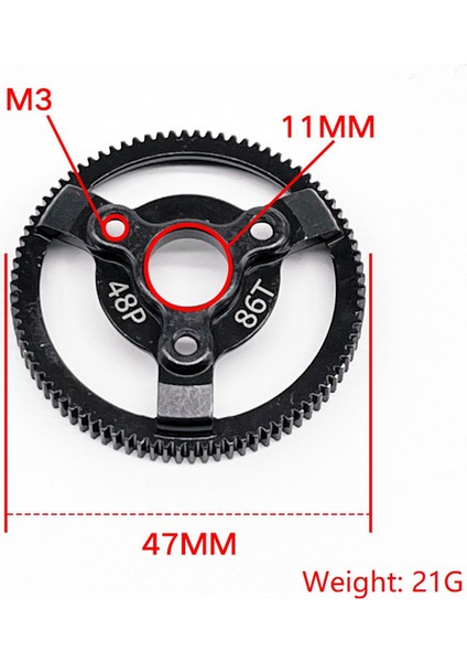 - 10069 Traxxas 1/10 2WD F-150 Svt RAPTOR-58064-2 Tırmanma Arabasını Simüle Etmek Için Özel Sert Dişler, 86T + 19T + 20T + 21T Kiti (Yurt Dışından) fiyatları