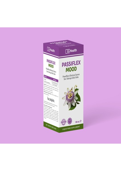 Passiflex Mood Passiflora Ekstresi Içeren Sıvı Takviye Edici Gıda 180 ml fiyatları