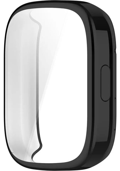 Xiaomi Redmi Watch 3 ile Uyumlu Önü Kapalı Ekran Korumalı Silikon Kılıf - FC010