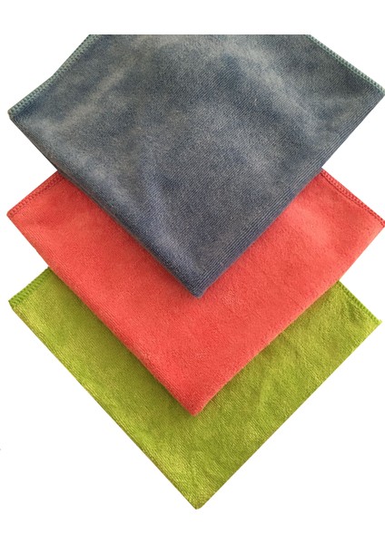 Universal 3'lü Mikrofiber 40X40CM Temizlik Bezi