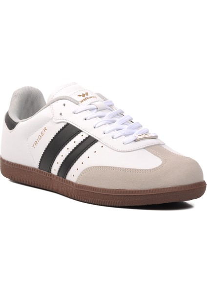 Triger Beyaz-Siyah Erkek Sneaker