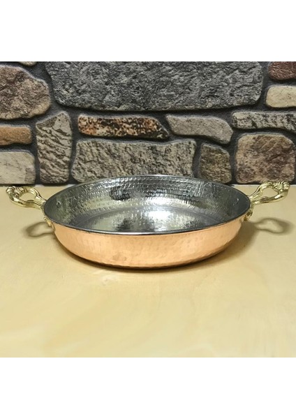 Dövme Bakır Tava 25 cm