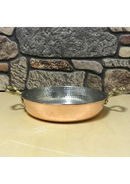 Dövme Bakır Tava 23 cm