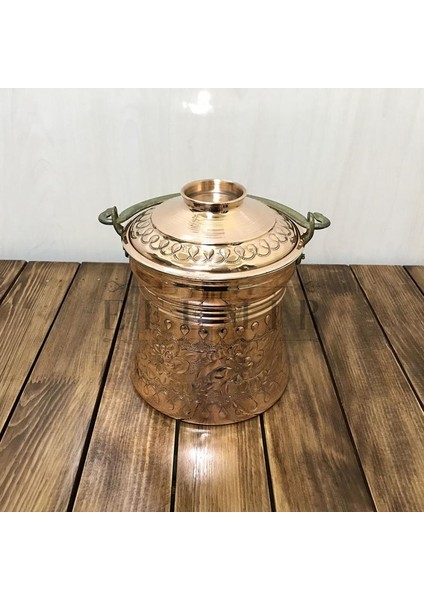 Zımba Nakışlı Bakır Bakraç 2 Litre