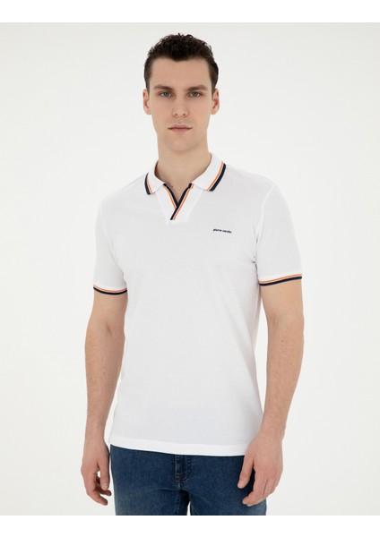 Erkek Beyaz Slim Fit Tişört 50285178-VR013 modelleri