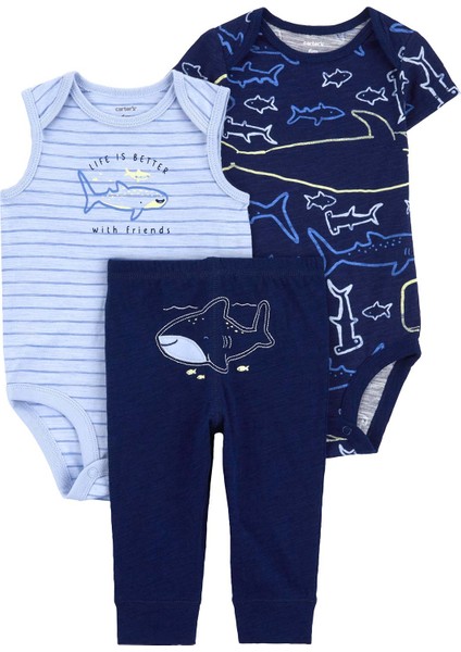 Erkek Bebek 3lü Set