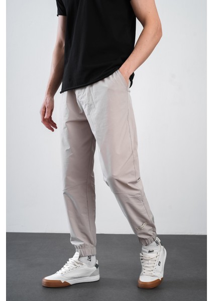 Erkek Relax Fit Kalıp Lastikli Paça Jogger Pantolon