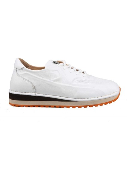 80700 Deri Beyaz Erkek Günlük Ayakkabı
