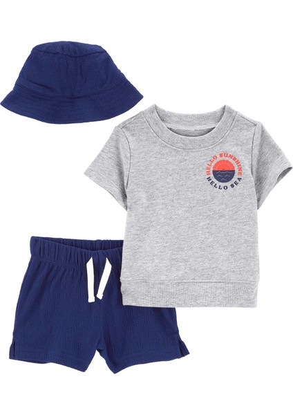 Erkek Bebek Alt Üst Set