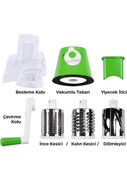 Cep Home Çevirme Kollu Pratik Doğrayıcı Rende - Rondo