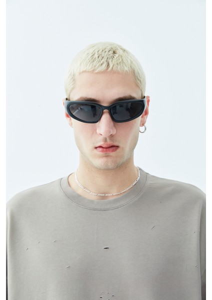 Dıstressed Oversıze T-Shırt-Vizon fırsatları