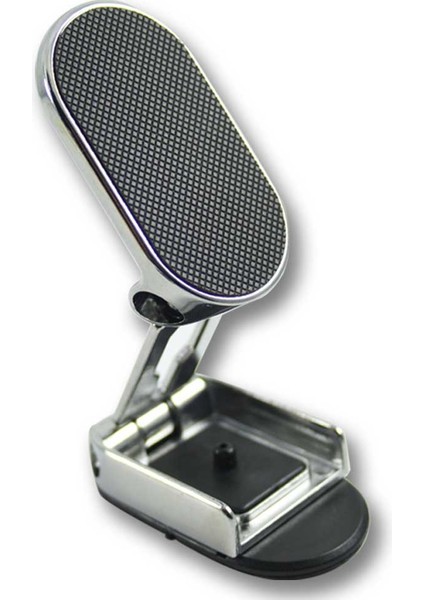 Dirsekli Araç Telefon Tutucu Gümüş