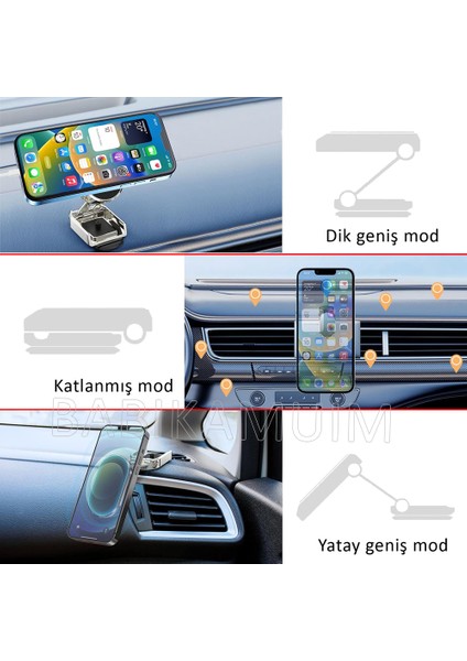 Dirsekli Araç Telefon Tutucu Gümüş fırsatları