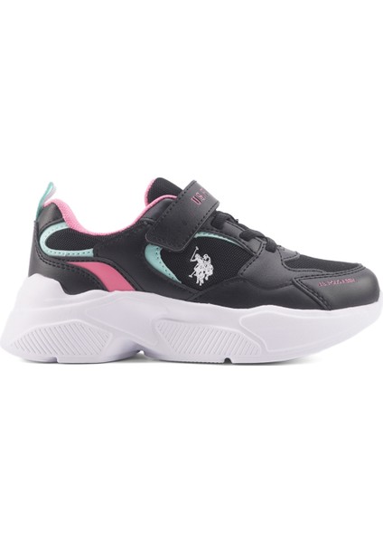 U.S. Polo Assn. Clover Jr 4fx Siyah Kız Çocuk Sneaker