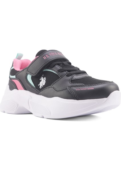 U.S. Polo Assn. Clover Jr 4fx Siyah Kız Çocuk Sneaker