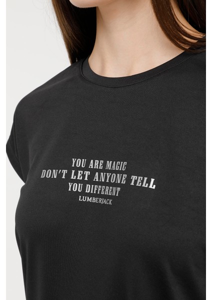 Wl Haıley 11GF18 4fx Siyah Kadın Kısa Kol T-Shirt fırsatları