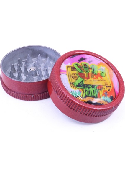 Metal Tüt*n Öğütücü/parçalayıcı/grinder - Kırmızı 35MM